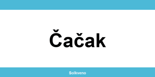 Kontakt na ČSOB a bankomat v lokalite Čačak