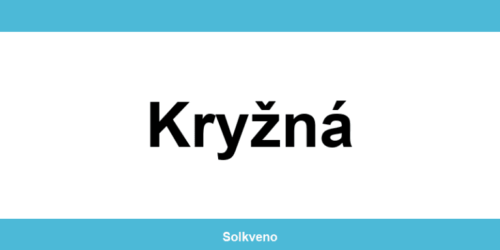 Kontakt na ČSOB a bankomat v lokalite Kryžná