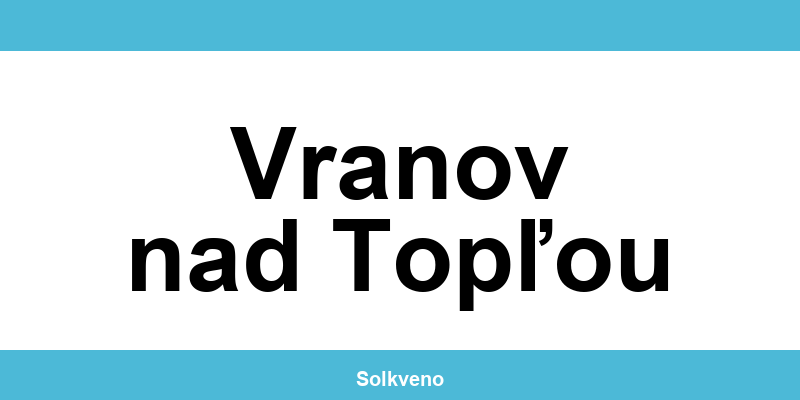 Kontakt na ČSOB a bankomat v lokalite Vranov nad Topľou