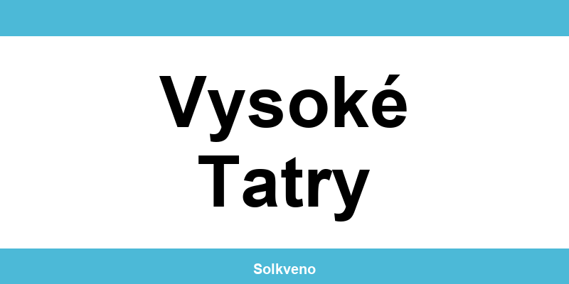 Kontakt na ČSOB a bankomat v lokalite Vysoké Tatry